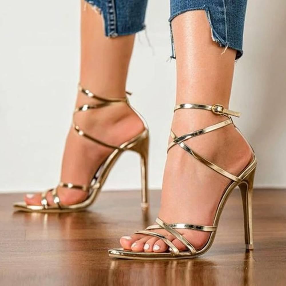 Zapatos de Tacón | Color dorado