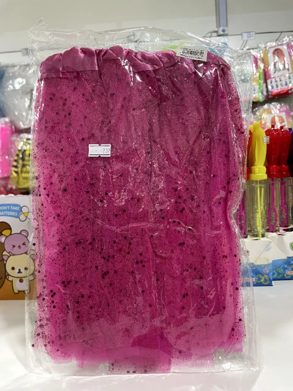 TUTU CON BRILLO FUXIA