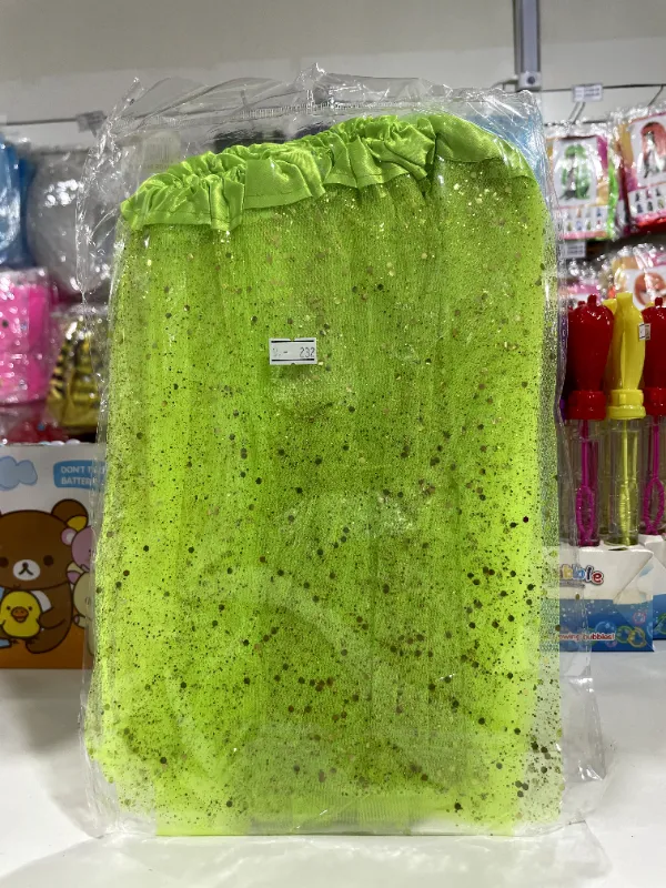 TUTU CON BRILLO VERDE FLUOR